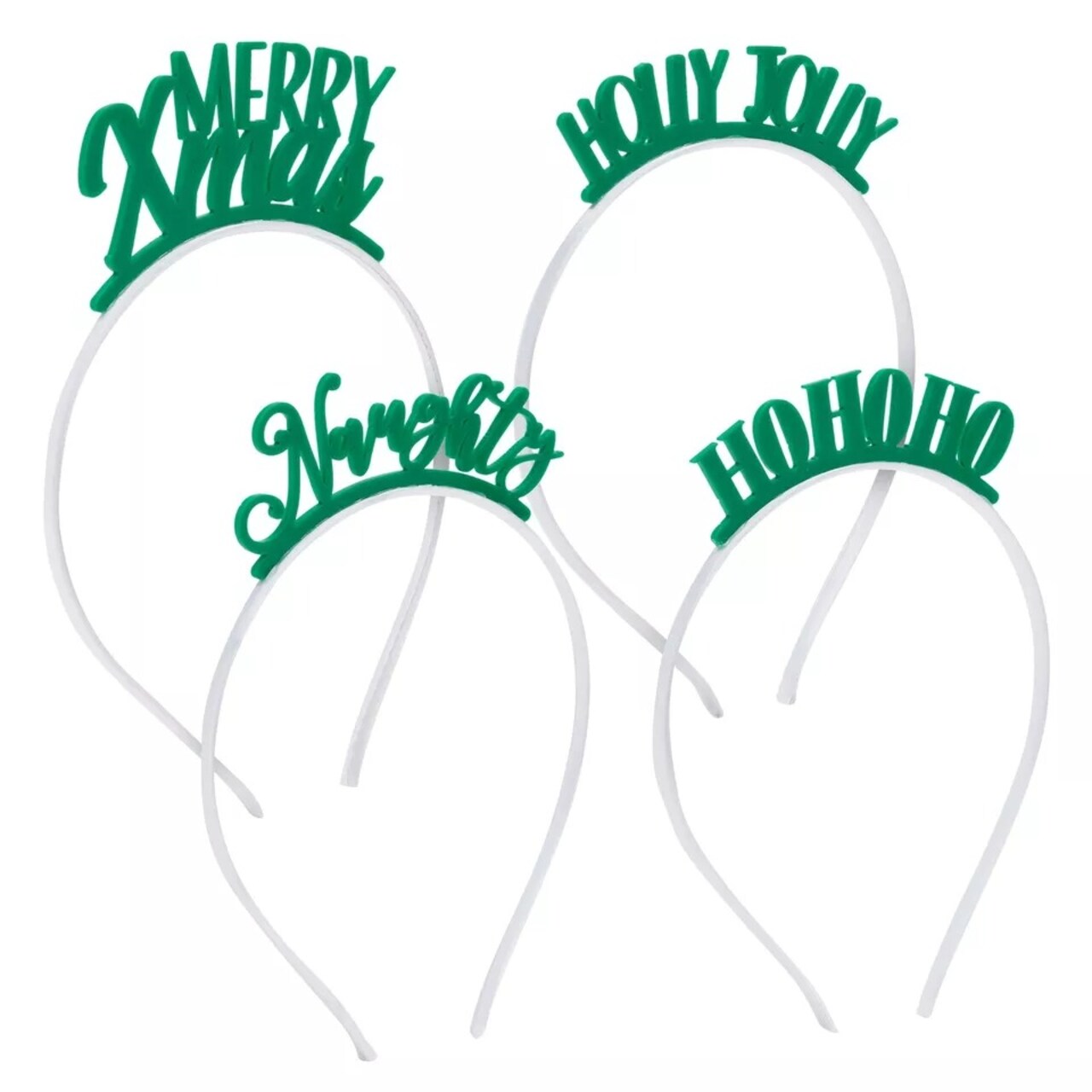 8 Pack Christmas Headbands for Women Adults Kids Holiday Party Hair Accessories